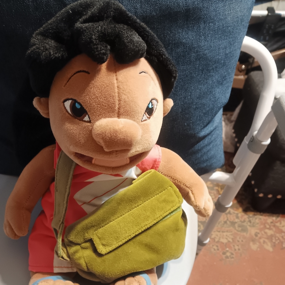 Disney  store Lilo plush 9 inch red Hawaiian